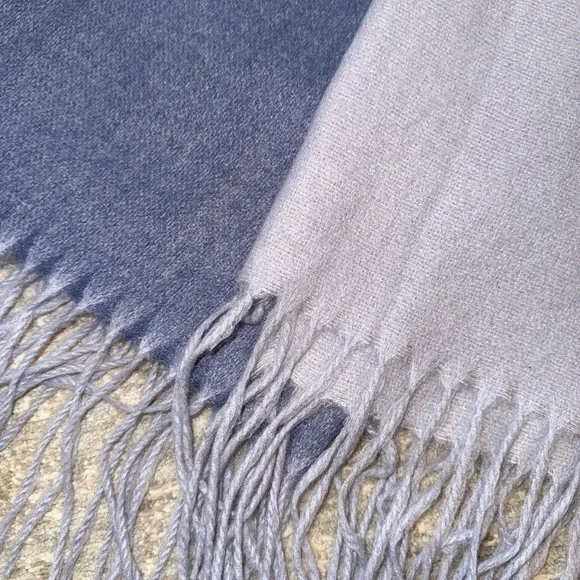 Marine Layer Two-Tone Purple Blanket Scarf - Picture 2 of 5